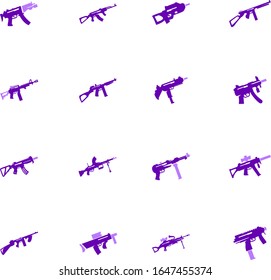 Handwaffen-Symbol-Set für Webseiten und Benutzerschnittstelle