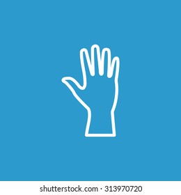 Hand  web icon