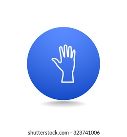 Hand  web icon