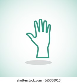 Hand web icon