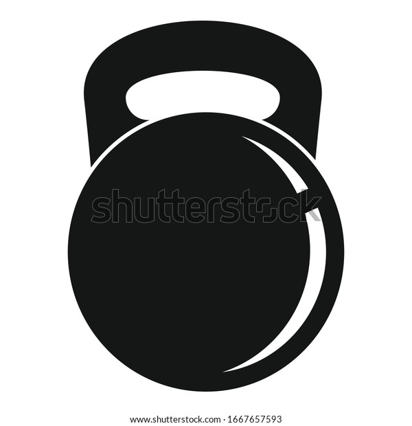 Hand Weight Icon Simple Illustration Hand Stock Vector (Royalty Free ...