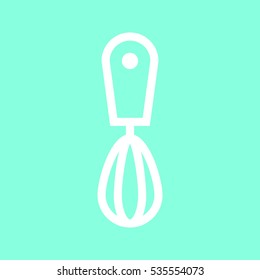 Hand whisk icon in trendy flat style isolated on grey background. Kitchen symbol for your design, logo, UI. Vector illustration, EPS10.