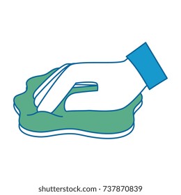hand wiping with cloth