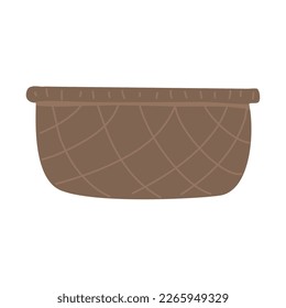 hand woven willow baskets illustration