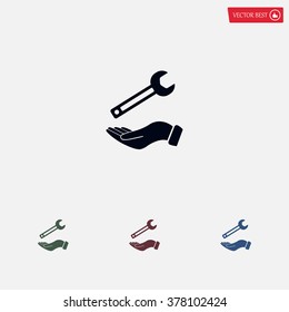 hand wrench icon