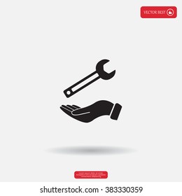 hand wrench icon