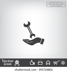hand wrench icon