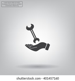 hand wrench icon