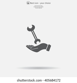 hand wrench icon