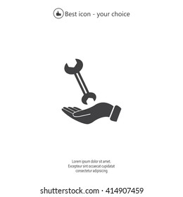 hand wrench icon