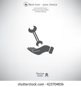 hand wrench icon