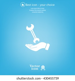 hand wrench icon
