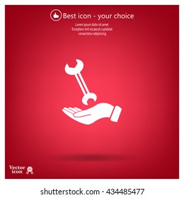 hand wrench icon