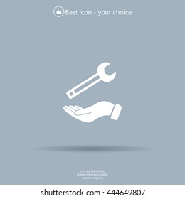hand wrench icon