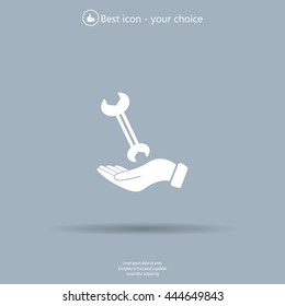hand wrench icon