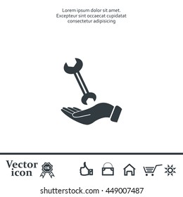 hand wrench icon