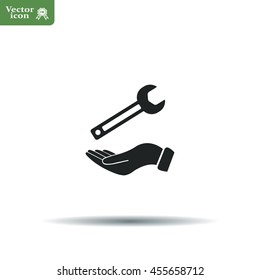 hand wrench icon