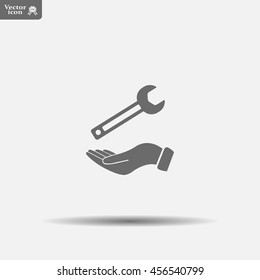 hand wrench icon