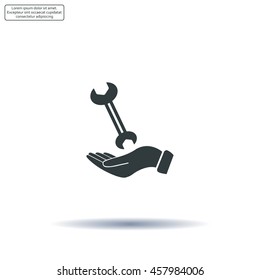 hand wrench icon
