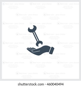 hand wrench icon