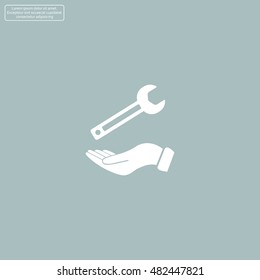hand wrench icon