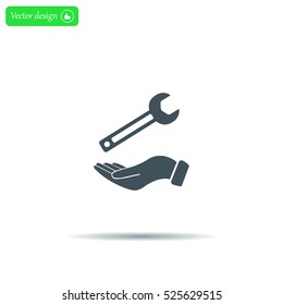 hand wrench icon