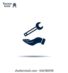 hand wrench icon