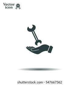 hand wrench icon