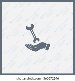 hand wrench icon