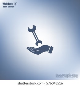 hand wrench icon