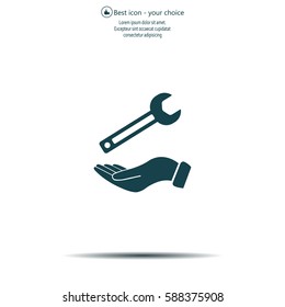 hand wrench icon