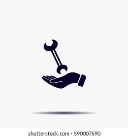 hand wrench icon