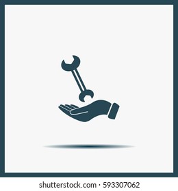 hand wrench icon