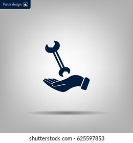 hand wrench icon