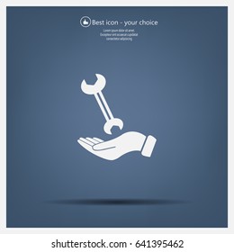 hand wrench icon