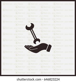 hand wrench icon