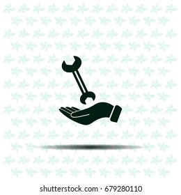 hand wrench icon