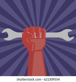 hand wrench illustration