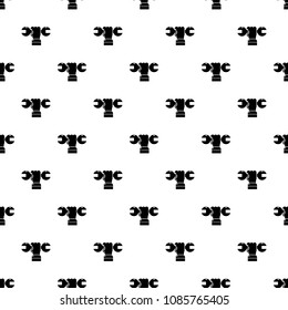 Hand wrench pattern vector seamless repeating for any web design