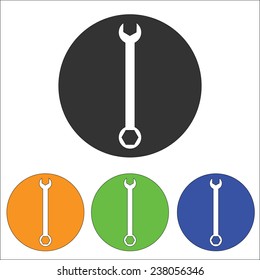 hand wrench tool or spanner