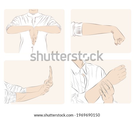 Hand and wrist exercises for long working people Prevents arthritic tendonitis. Office syndrome