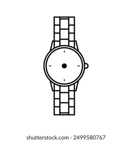 hand wrist watch icon vector. watch icon