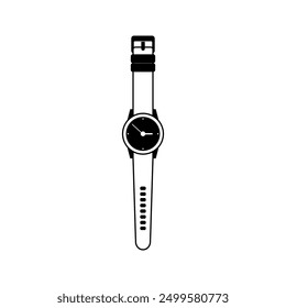 hand wrist watch icon vector. watch icon