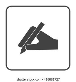 hand writing icon