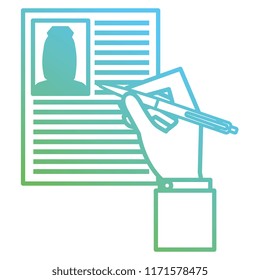 hand writing in nurse curriculum vitae