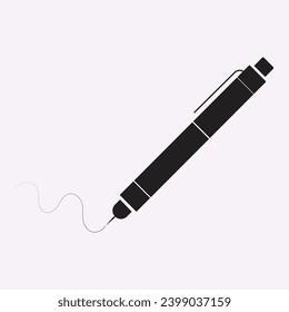 Hand writing pen vector icon eps