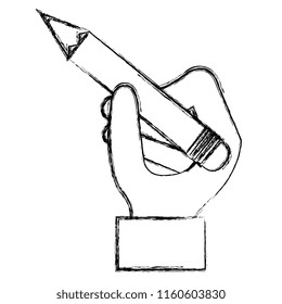 hand writing with pencil