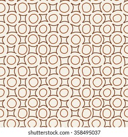 Hand written geometric shapes background. Seamless pattern. Vector.