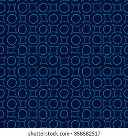 Hand written geometric shapes background. Seamless pattern. Vector.