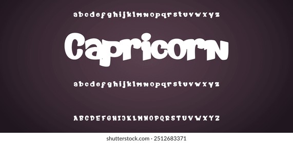 Hand written graffiti font alphabet. Vector